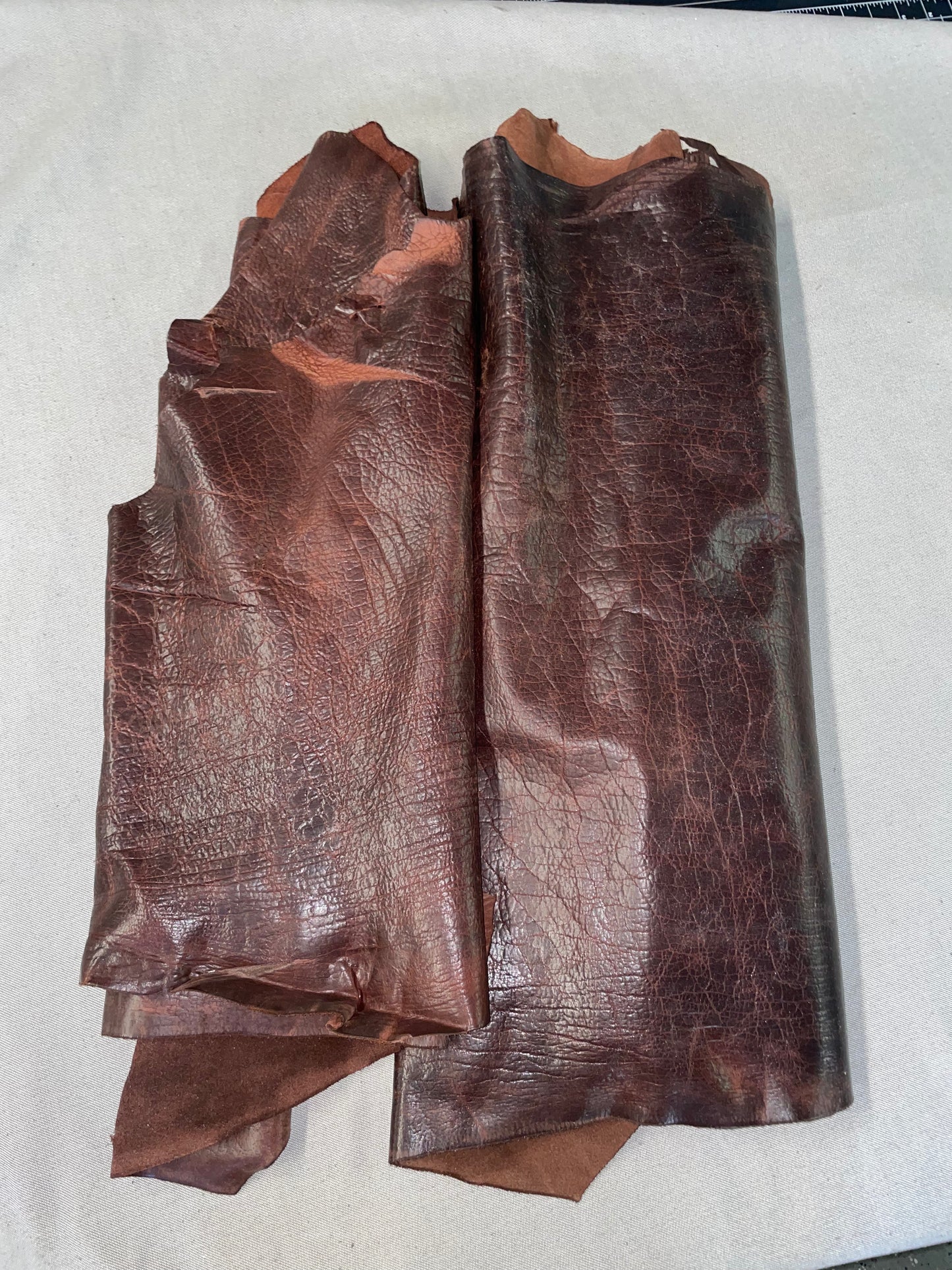 Glossy Bison Leather