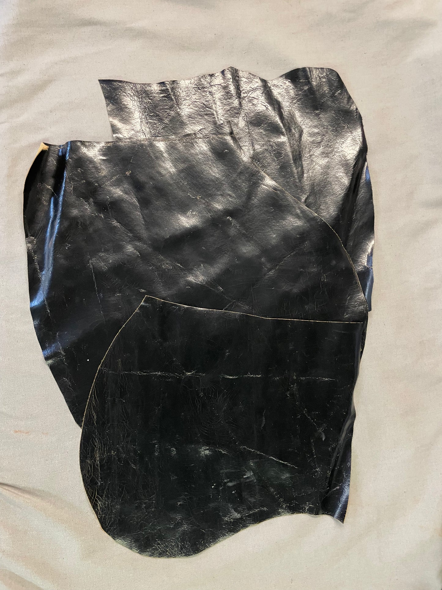 Black Vintage Cow Hide