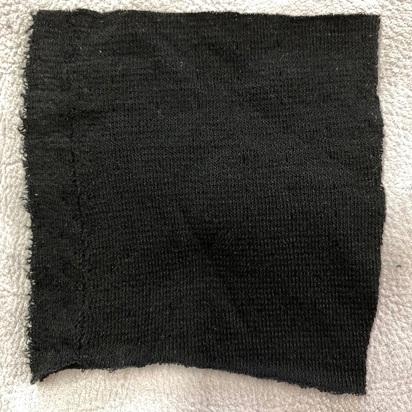 Black Double-Layered Knit - 6oz. Lightweight / Cotton