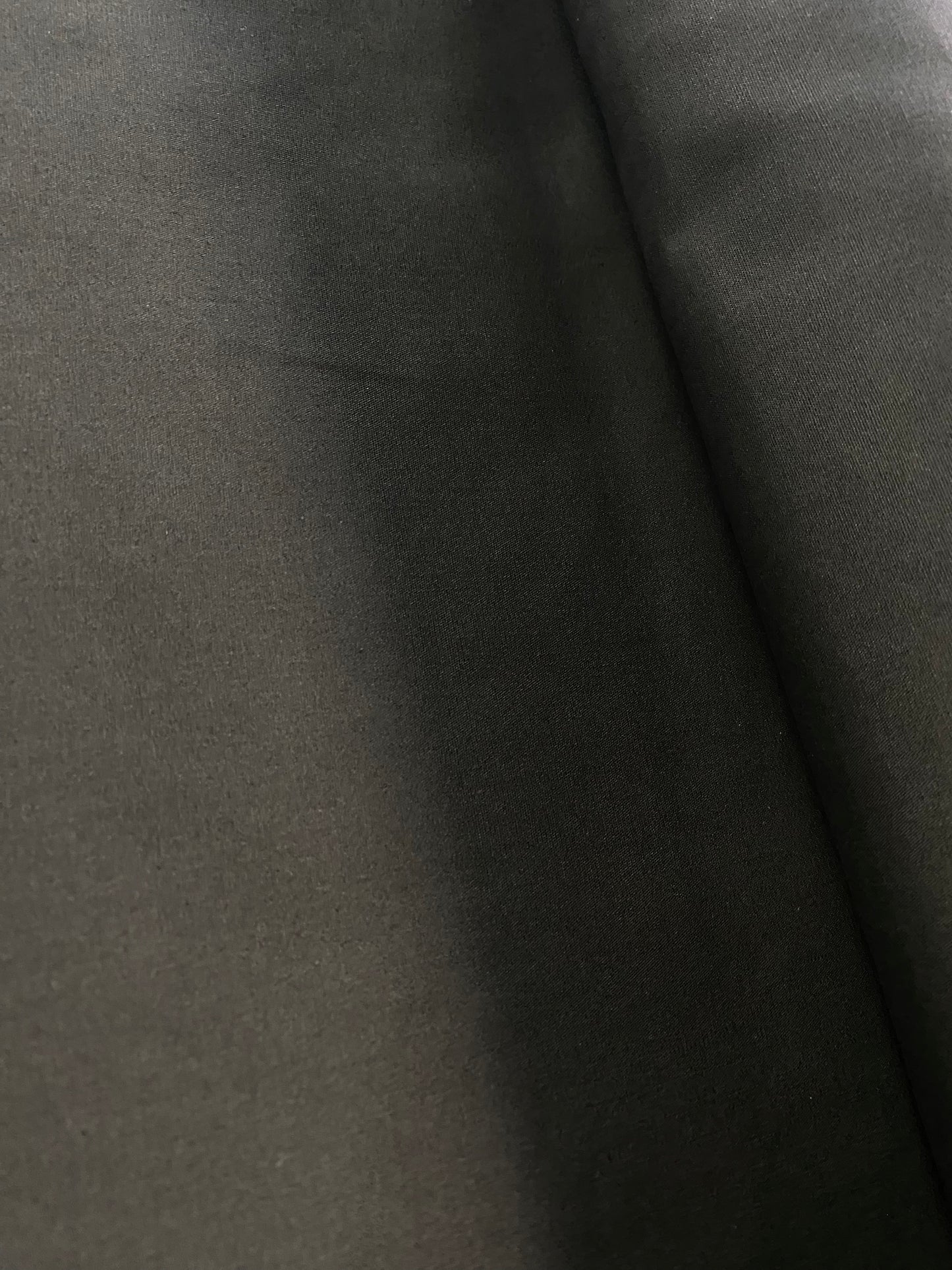 Black Shirting - Lightweight / Cotton