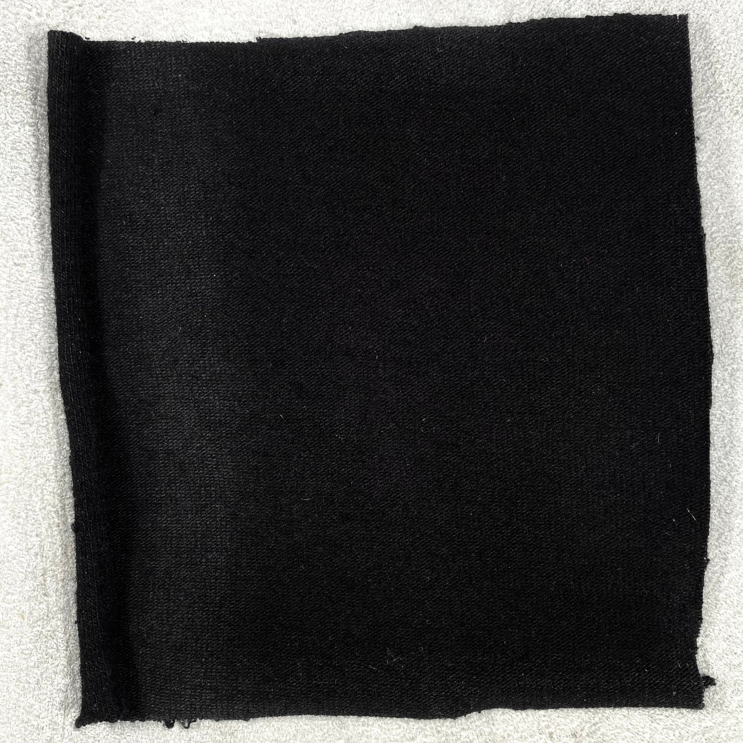 Black Jersey - Lightweight / Cotton Stretch