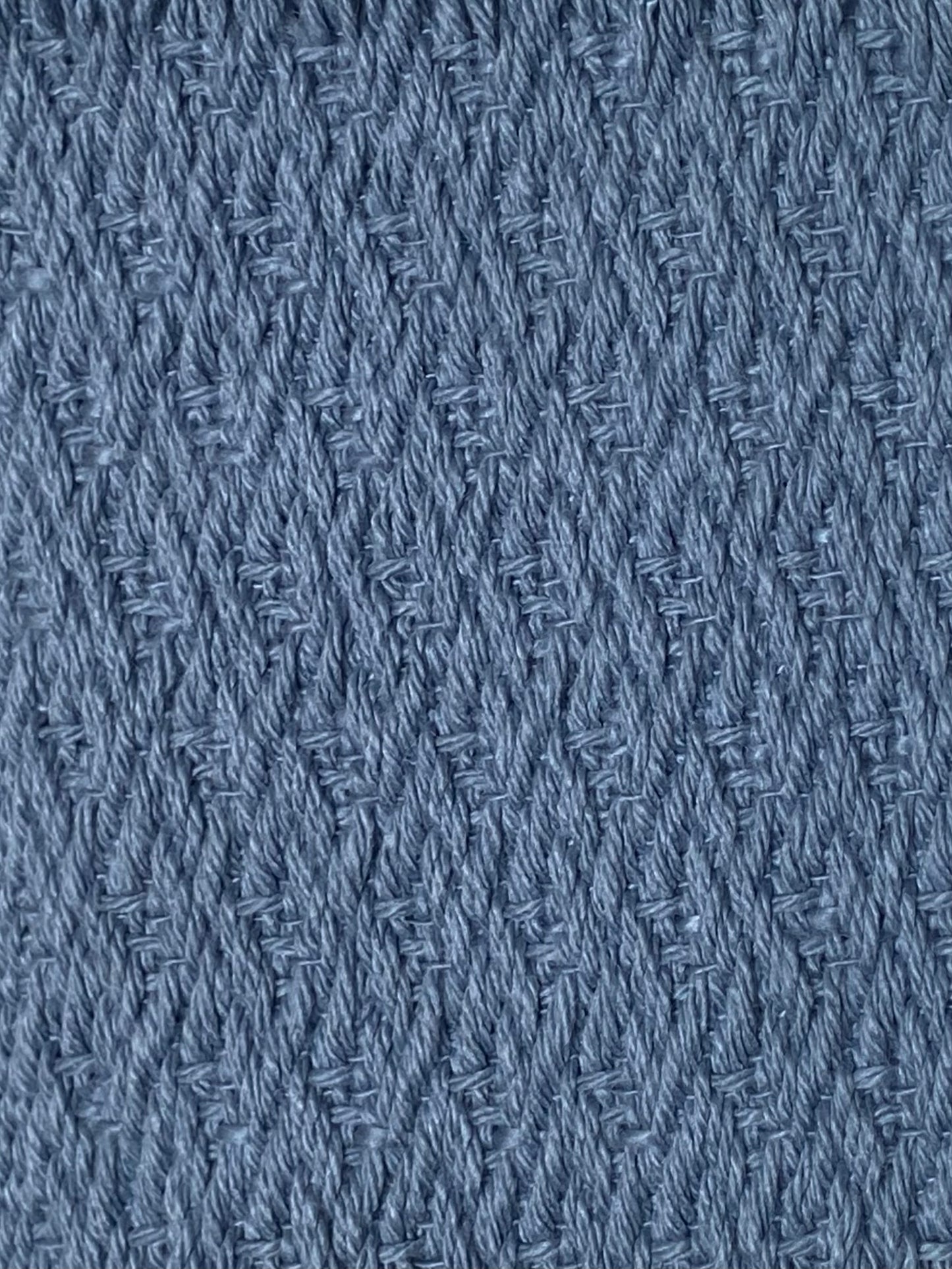 Light Blue Brocade - Cotton Linen / Midweight