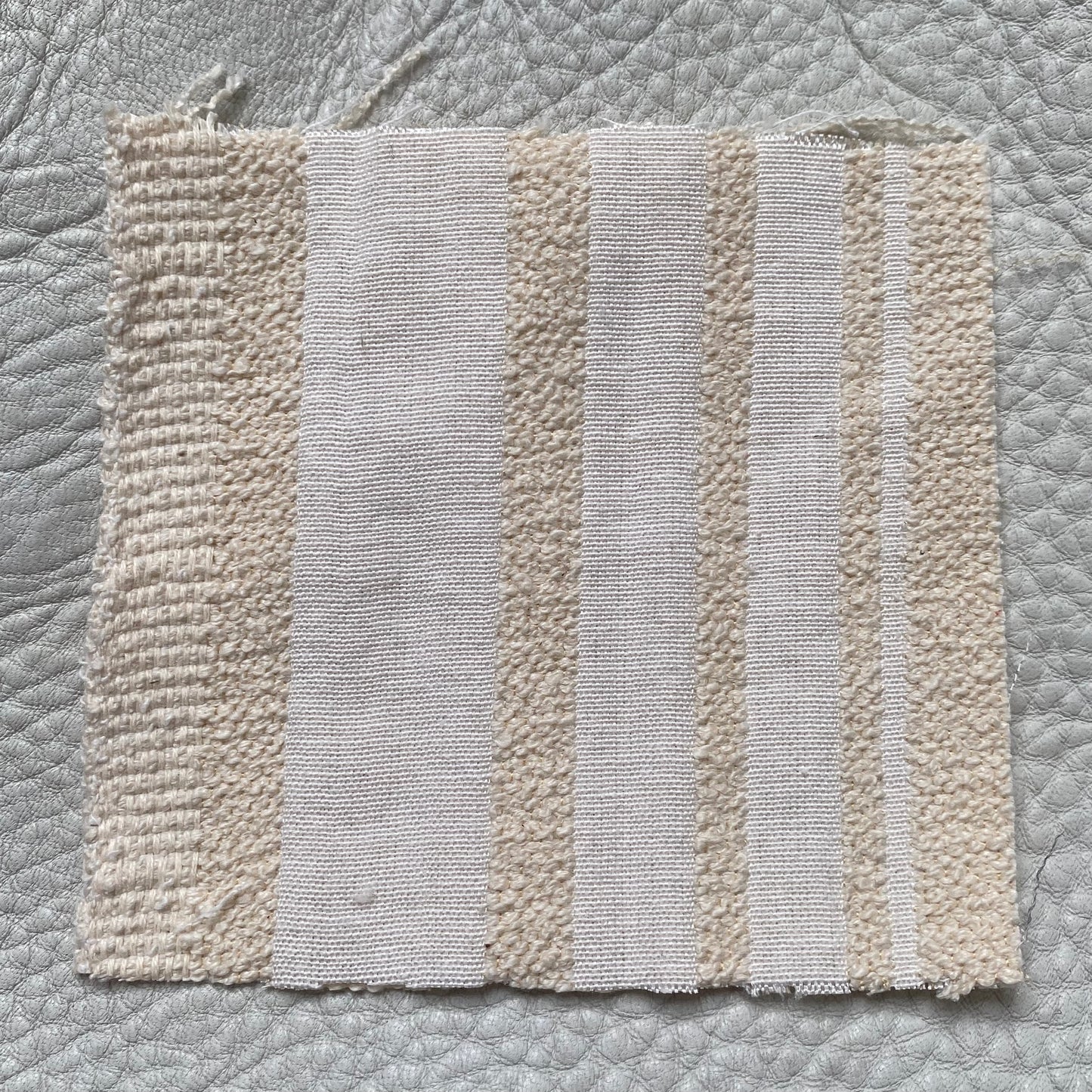 White & Cream Double Ply Cotton Silk - Midweight