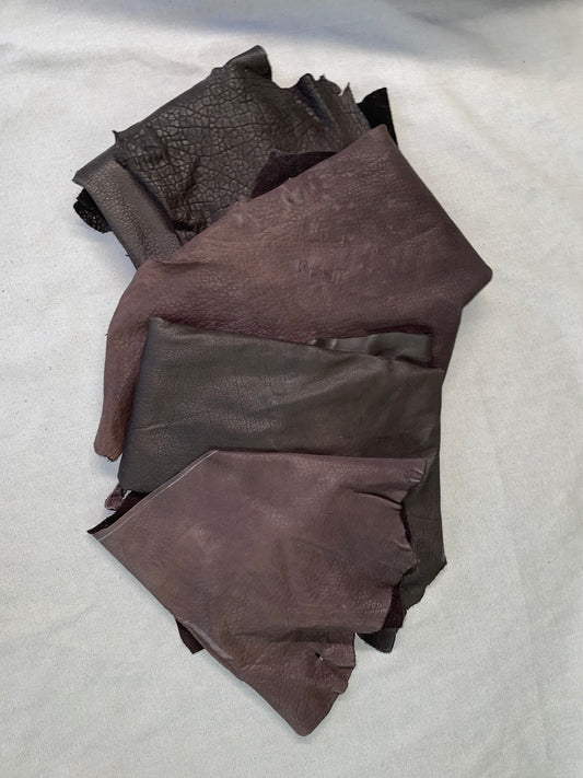 Brown Bison Half-Hide Leather