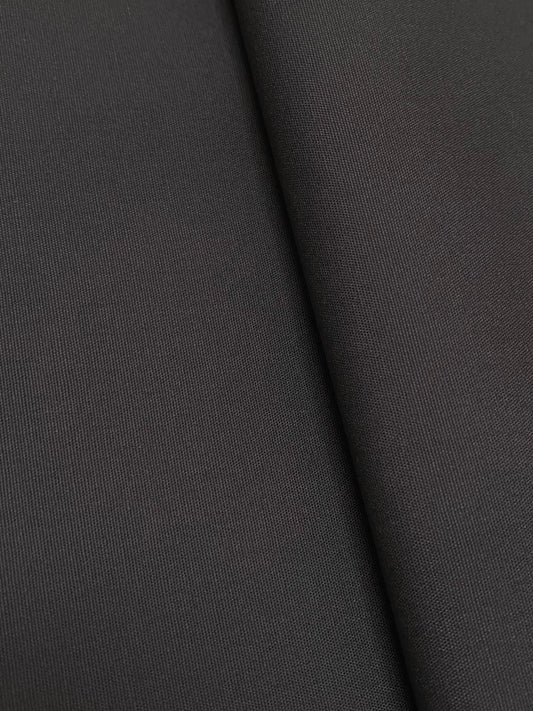 Grey Poplin Shirting - Lightweight / Cotton