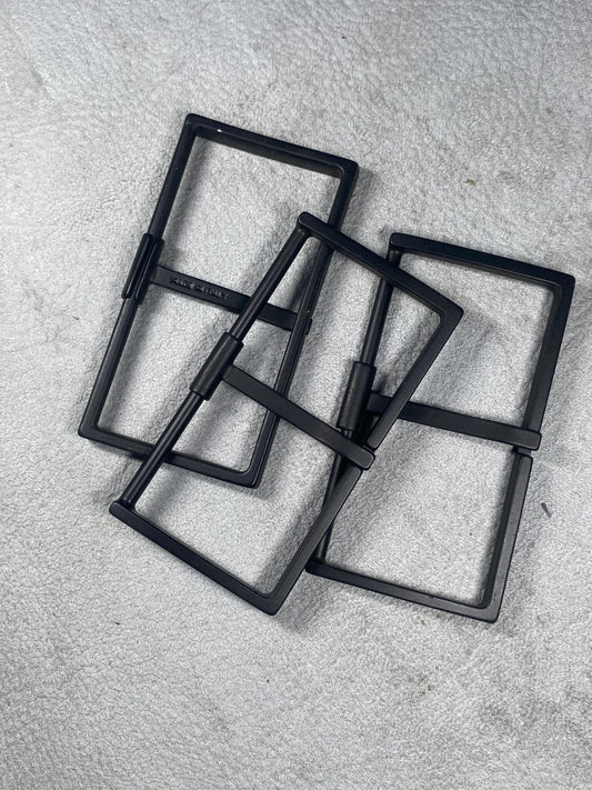 Matte Black Belt Buckle | 2.5 in. |
