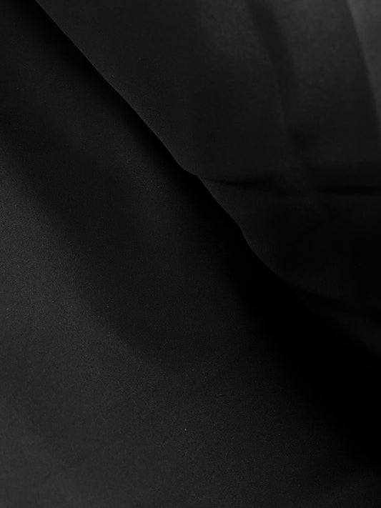 Black Poly Lining - Polyester / Lightweight