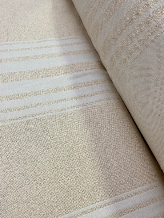 White & Cream Double Ply Cotton Silk - Midweight