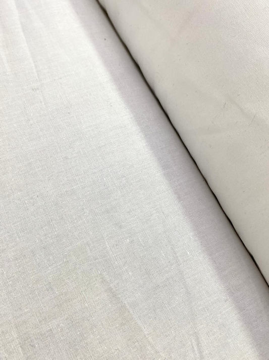 Ice White Poplin - Cotton / Lightweight
